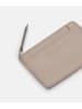 Liebeskind Berlin Leren portemonne taupe - (B)12,8 x (H)7,8 x (D)1 cm