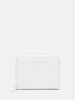 Liebeskind Berlin Leren portemonnee "Alexis M" wit - (B)11 x (H)8,5 x (D)3 cm