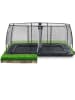 EXIT Trampoline "Dynamic Groundlevel" zwart - (B)519 x (H)305 cm - vanaf 3 jaar