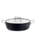 Fissler 2-częściowy zestaw "Adamant®" w kolorze czarnym - Ø 24 cm