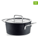 Fissler 2-częściowy zestaw "Adamant®" w kolorze czarnym - Ø 24 cm
