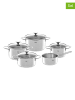 Fissler 9tlg. Edelstahl-Kochgeschirrset "Copenhagen"