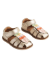 Wheat Leren enkelsandalen "Hana" goudkleurig