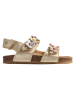 Wheat Leren sandalen goudkleurig