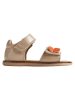 Wheat Leren sandalen goudkleurig