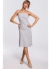 made of emotion Sukienka w kolorze jasnoszarym