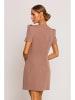 made of emotion Sukienka w kolorze jasnobrązowym