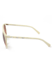 Swarovski Damskie okulary przeciwsłoneczne w kolorze kremowo-jasnoróżowym
