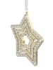 Swarovski Kryształowa gwiazda w kolorze złotym