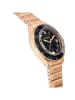 Swarovski Zegarek kwarcowy w kolorze różowozłoto-czarnym