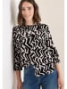 Cecil Bluse in Schwarz/Weiß