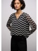 Street One Blouse wit/zwart