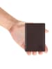 Camel Active Leren kaartetui "Atlanta" donkerbruin - (B)9,5 x (H)13 x (D)2,5 cm