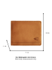 Camel Active Leren portemonnee "Nimbus" camel - (B)11 x (H)8,5 x (D)2 cm