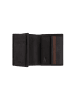 Camel Active Leren portemonnee "Taipeh" zwart - (B)9,5 x (H)12,5 x (D)2 cm