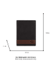 Camel Active Leren portemonnee "Taipeh" zwart - (B)9,5 x (H)12,5 x (D)2 cm