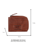Camel Active Skórzane etui "Panama" w kolorze brązowym na karty - 10 x 7,5 x 1 cm