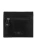 Camel Active Leder-Kartenetui "Salamanca" in Schwarz - (B)9 x (H)10 x (T)1 cm