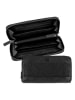 Camel Active Leder-Geldbörse "Wave" in Schwarz - (B)19,5 x (H)10,5 x (T)2,5 cm