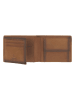 Camel Active Leder-Geldbörse "Dallas" in Cognac - (B)11 x (H)8,7 x (T)1,5 cm
