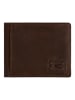 Camel Active Leder-Geldbörse "Dust" in Dunkelbraun - (B)12 x (H)10 x (T)1,5 cm