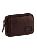 Camel Active Leren sleuteletui "Dust" donkerbruin - (B)12 x (H)8,5 x (D)2,5 cm