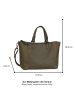 Gabor Bags Shopper bag "Wanda" w kolorze khaki - 37 x 26,5 x 13 cm