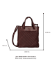Gabor Bags Shopper bag "Finley" w kolorze bordowym - 24 x 24 x 7 cm