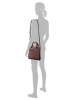 Gabor Bags Shopper bag "Finley" w kolorze bordowym - 24 x 24 x 7 cm