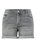 Pieces Jeans-Shorts "Peggy" in Grau