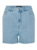 Pieces Jeans-Shorts "Tamra" in Hellblau