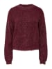 Pieces Pullover "Mie" in Bordeaux