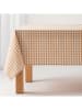 GAMUSI Tischdecke "Vichy" in Beige