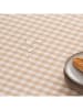 GAMUSI Tischdecke "Vichy" in Beige