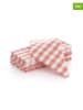 GAMUSI 6er-Set: Servietten "Vichy" in Rosa