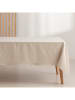 GAMUSI Tischdecke "Line" in Beige