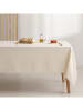 GAMUSI Tischdecke "Ring" in Creme