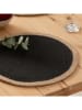 GAMUSI 2-delige set: placemats "Alyka" zwart
