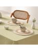 GAMUSI 2er-Set: Tischsets "Lumira" in Beige/ Creme
