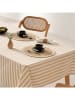 GAMUSI 2-delige set: placemats "Liraya" beige