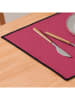 GAMUSI 4-delige set: placemats "Sabler" rood