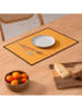 GAMUSI 4-delige set: placemats "Sabler" geel