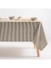 GAMUSI Tischdecke "Arenza" in Beige/ Grau
