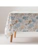 GAMUSI Tischdecke "Lazur" in Blau/ Creme