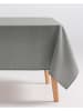 GAMUSI Tischdecke "Indira" in Dunkelgrau