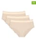 Triumph 3-delige set: taillehipsters "Feel of Modal" crème