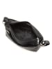 Anna Morellini Leder-Umhängetasche in Schwarz - (B)29 x (H)23 x (T)12 cm