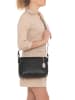 Anna Morellini Leder-Umhängetasche in Schwarz - (B)29 x (H)23 x (T)12 cm