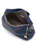 Anna Morellini Leren schoudertas "Armina" blauw - (B)35 x (H)31 x (D)7 cm