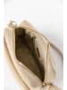 Anna Morellini Leder-Umhängetasche "Colomba" in Beige - (B)22 x (H)15 x (T)10 cm